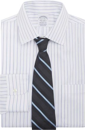 Brooks Brothers Ainsley Kraag Overhemd - Heren - Overhemden - Wit - Maat: XL Katoen