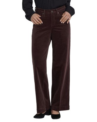 NYDJ Teresa Bitter Chocolate Wide Leg Jean