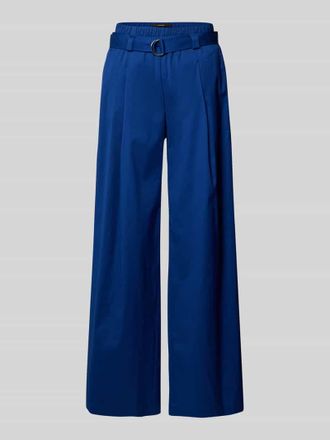 Windsor Stoffhose mit weitem Bein und G&uuml;rtel in Royal, Gr&ouml;&szlig;e 42