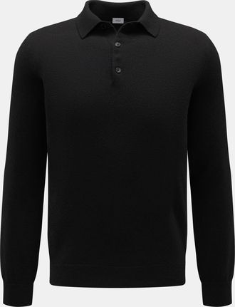 Braun Hamburg Men - Cashmere knit polo black