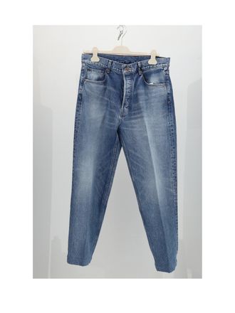Celine Boyfriend Cotton Jeans - Blue