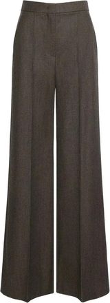 Max Mara Mxmcampo Pantalone Lungo - Trousers - Mujer - Negro - XS