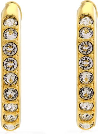 Swarovski Dextera Gold-Tone Octagon Hoops