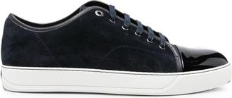 Lanvin DBB1 Patent-toe Suede Sneakers