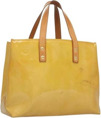 Louis Vuitton Tweedehands leren Louis Vuitton tassen - Dames - Vintage Shopper - Beige - ONE Size - Leer - Vintage