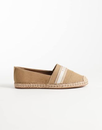 Tommy Hilfiger Espadrilles beige con logo-Neutro