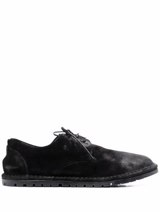 Marsèll Sancrispa suede derby shoes - Black