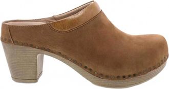 Dansko Womens Sammy Mule In Tan Nubuck