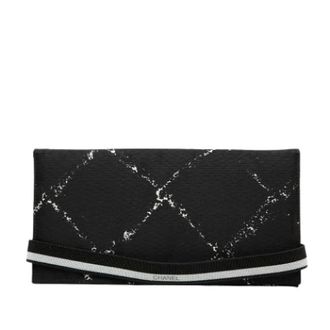 Chanel Pre-owned Wallets, female, Black, Size: ONE SIZE Pre-owned Nylon Wallet