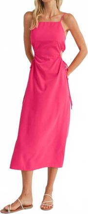 Sadie & Sage Classic Cutout Dress In Fuchsia