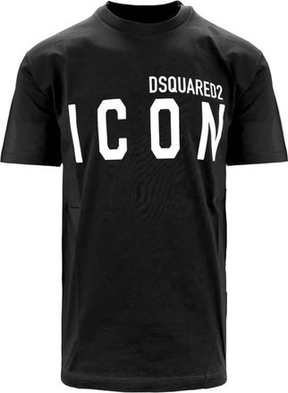 Dsquared2 T-shirt - Heren - T-shirts - Zwart - S - Katoen - Tops