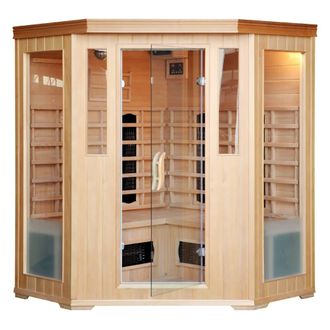 Concept Usine Cabina de sauna infrarroja de lujo 3/4 plazas
