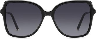 Carolina Herrera HER 0179/S 2M2/9O Womens Sunglasses Black Size 55