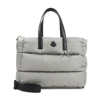 Moncler Silver Caradoc Large Tote