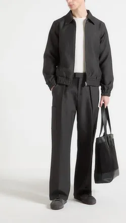 Mani&egrave;re De Voir Sullivan Harrington Jacket in Grey at Nordstrom, Size Xx-Large