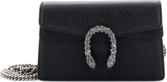 Gucci Dionysus Bag Leather Super Mini clutch bag - Zwart