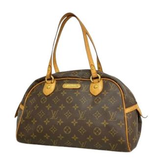 Louis Vuitton Pre-owned Handbags, female, Brown, Size: ONE SIZE Pre-owned Montorgueil PM Shoulder Bag