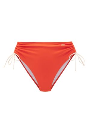 Copenhagen Bikini-Hose COPENHAGEN STUDIOS Emma, Damen, Gr. 36, N-Gr, orange (blutorange), Recycling-Polyamid, Badehosen Bikini-Hose, mit Kontrastdetails