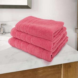 Lewis's So Soft Zero Twist Towel Range - Rose Pink - Bath Sheet | TJ Hughes