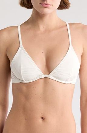 Billabong Sea Through Me Tan Lines Reese Underwire Bikini Top in Salt Cryst at Nordstrom Rack, Size Medium
