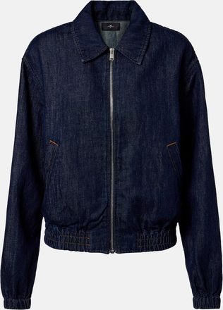 7 For All Mankind Denim bomber jacket