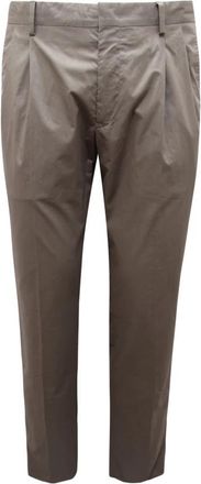 Mauro Grifoni Italiaanse Stijl Grijze Broek met Pences - Heren - Nette broeken - Grijs - L - Broeken