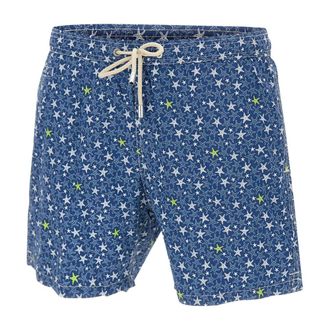 MC2 Saint Barth Lighting Micro Stretch Swim Shorts - male - MC2 Saint Barth - Beachwear - Blue - XL - Swimwear