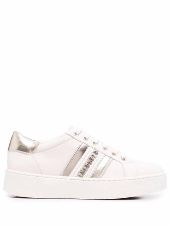 Geox Skyely leather trainers - Neutrals