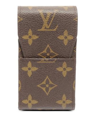 Louis Vuitton 2000 monogram slip pocket case - Brown