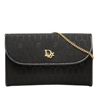 Dior Pre-owned Clutches, female, Black, Size: ONE SIZE Pre-owned Canvas Crossbody Bag