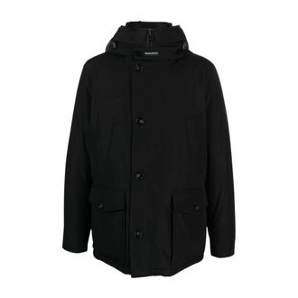 Woolrich Parkas - Heren - Mantels - Zwart - Maat: 2XL