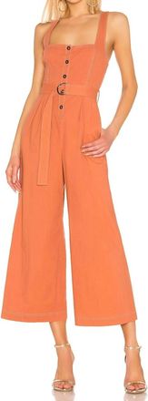 Astr Warwick Jumpsuit In Clay
