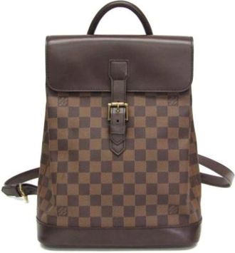 Louis Vuitton Pre-owned Backpacks, female, Brown, Size: ONE SIZE Pre-owned Canvas louis-vuitton-bags