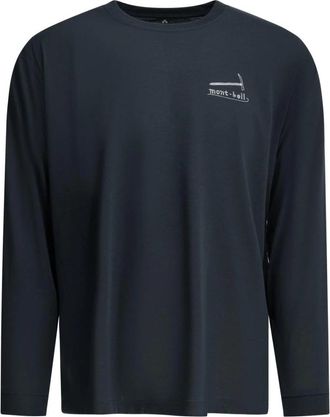 Montbell Wickron Long Sleeve T-Shirt - Heren - Longsleeves - Blauw - L - Polyester - Tops