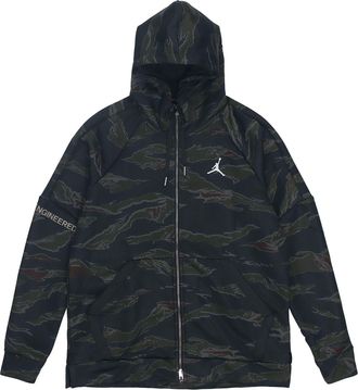 Nike Jordan Air Jordan Men s Space Cotton Warm Sports Casual Hooded Jacket Black AH6162-010