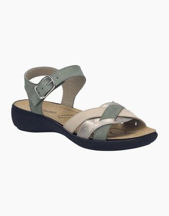 Josef Seibel Womens Ibiza 16 Womens Sandals - Mint Multi Leather - Size: 6.5