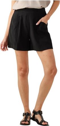 Access Fashion Access Fashion, Korte Broeken, Dames, Zwart, XS, Polyester, Veelzijdige Zwarte Shorts