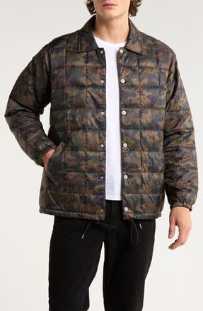 TAION Packable Down Coach Jacket in Regular Camo at Nordstrom Rack, Size Large