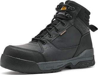 Carhartt Work in Progress Force Hd 6 Waterproof Composite Toe Work Boot Mens Shoes Black : 9.5 D - Medium, Leather