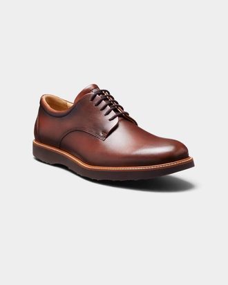 Samuel Hubbard Mens Founder Plain Toe Shoes In Cognac