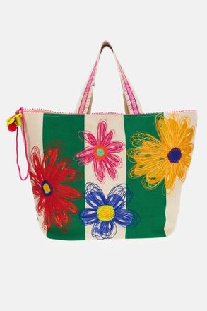 P&eacute;ro Borsa Grande In Tela Di Cotone