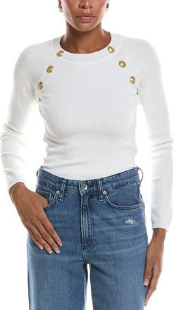 L'agence LAgence Gretchen Ls Button Pullover