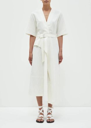 Christian Wijnants Daeva Midi Dress In White