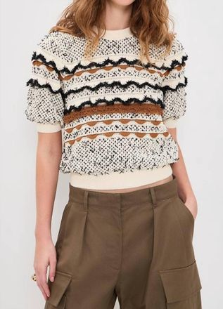 Ulla Johnson Andira Knit Top In Scallop