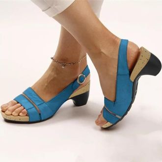 Generic Women Orthopedic Sandals, 2026 Summer Dressy Open Toe Sandals With Arch Support, Open Toe Non slip Comfy Wedge Shoes, Comfortable Open Toe Casual Summ