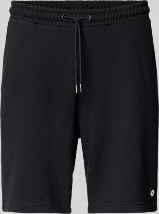 Christian Berg Sweatshorts mit Eingrifftaschen und Ges&auml;&szlig;tasche in Black, Gr&ouml;&szlig;e XXL