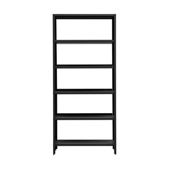 House Doctor Estanter&iacute;a de 6 niveles, acero negro