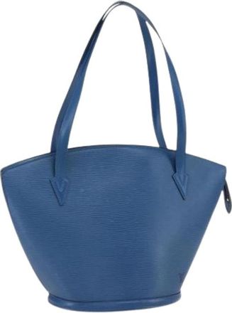 Louis Vuitton Pre-owned Shoulder Bags, female, Blue, Size: ONE SIZE Pre-owned Vintage Shoulder Bag