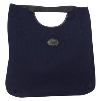 Celine Pre-owned Tote Bags, female, Blue, Size: ONE SIZE Pre-owned Suede Tote Bag