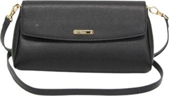 Fendi Pre-owned Cross Body Bags, female, Black, Size: ONE SIZE Pre-owned Mini pouch 8M0327